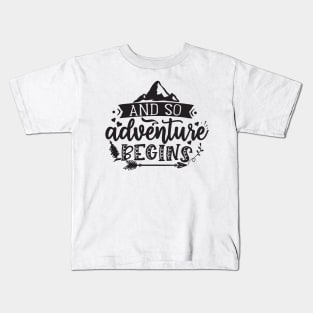 Cute Camping Adventure Kids T-Shirt